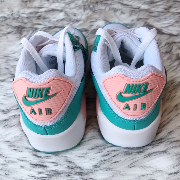 Nike Air Max 90 GS MBD Washed Teal Snakeskin Sneaker Kids 5.5Y Women’s 7 - Picture 6 of 10